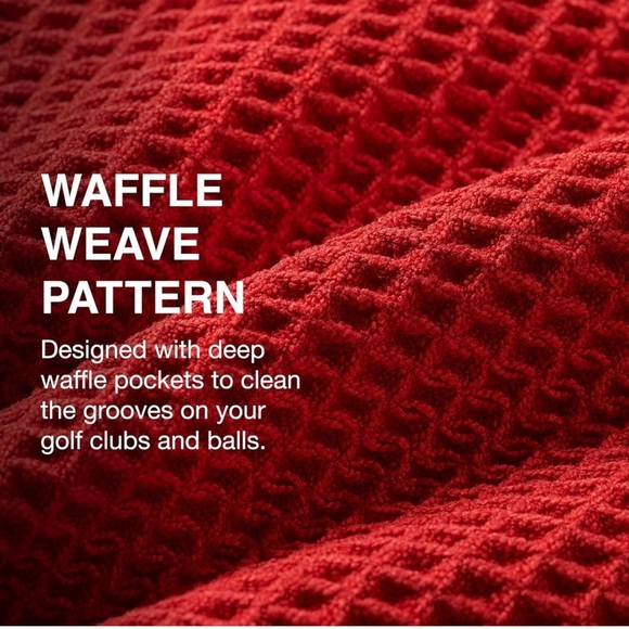 Ghost Golf Red Magnetic Golf Towel New Condition 18” x 18” - Picture 4 of 7